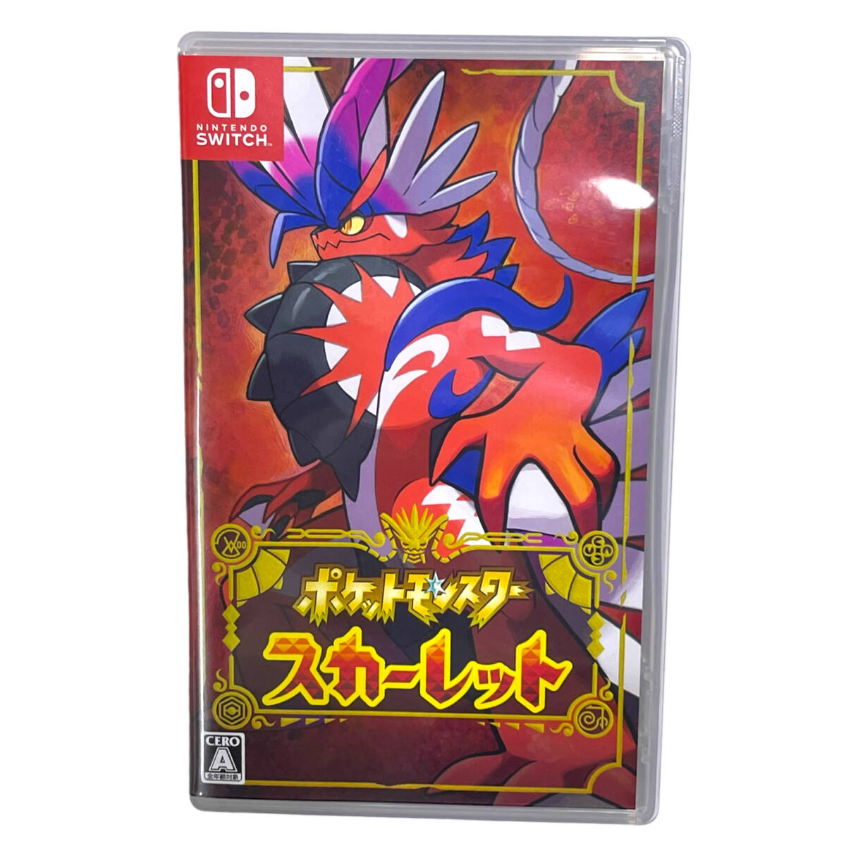 【中古品/動作未確認】任天堂スイッチ ソフト ポケットモンスター スカーレット スイッチソフト J42430RF