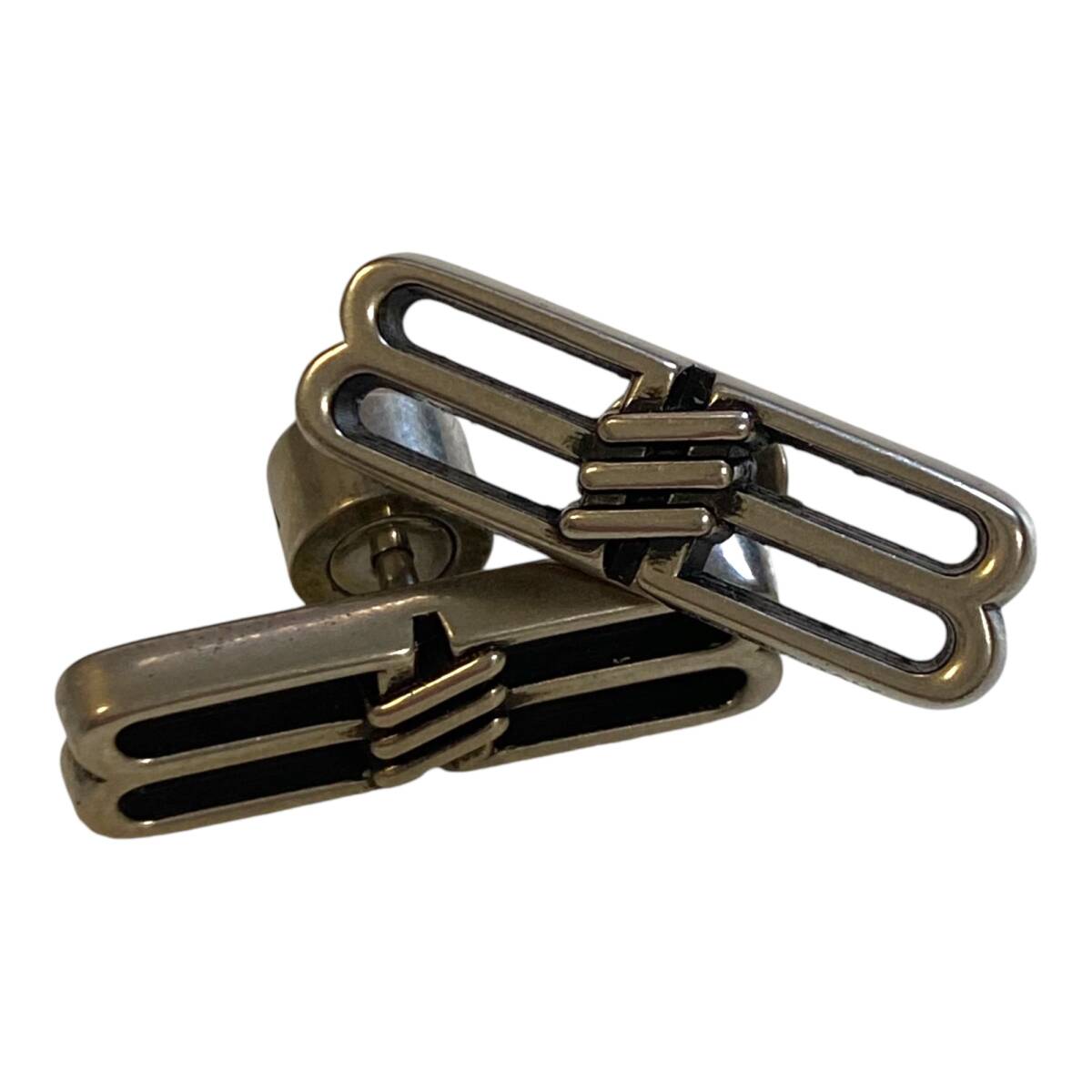 【中古品】BALENCIAGA バレンシアガ BB ICON ピアス シルバーアクセサリー レディースアクセサリー L74354RD_画像5