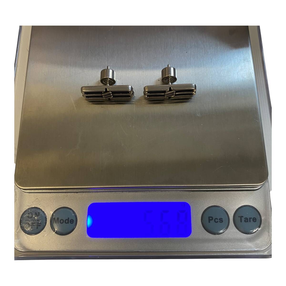 【中古品】BALENCIAGA バレンシアガ BB ICON ピアス シルバーアクセサリー レディースアクセサリー L74354RD_画像6