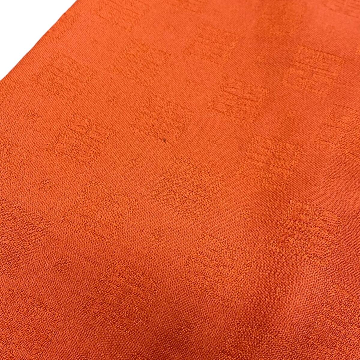 [ б/у товар ]GIVENCHY Givenchy бахрома палантин orange шаль muffler женский kyA11245RO