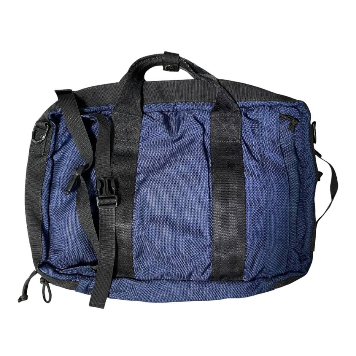 ◆中古品◆BRIEFING x EDIFICE ブリーフィングxエディフィス USA制 EUCLID ブリーフケース ビジネスバッグ リュック ネイビー R74533ND