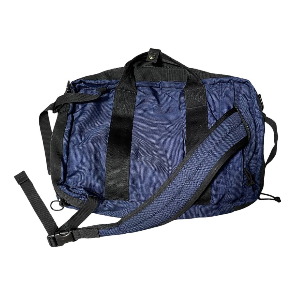 ◆中古品◆BRIEFING x EDIFICE ブリーフィングxエディフィス USA制 EUCLID ブリーフケース ビジネスバッグ リュック ネイビー R74533ND