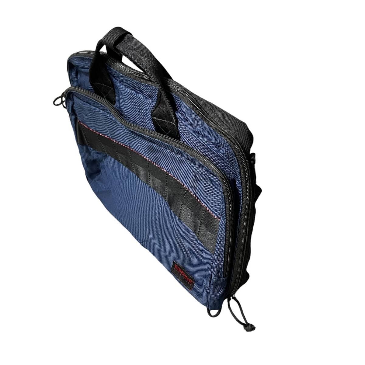 ◆中古品◆BRIEFING x EDIFICE ブリーフィングxエディフィス USA制 EUCLID ブリーフケース ビジネスバッグ リュック ネイビー R74533ND