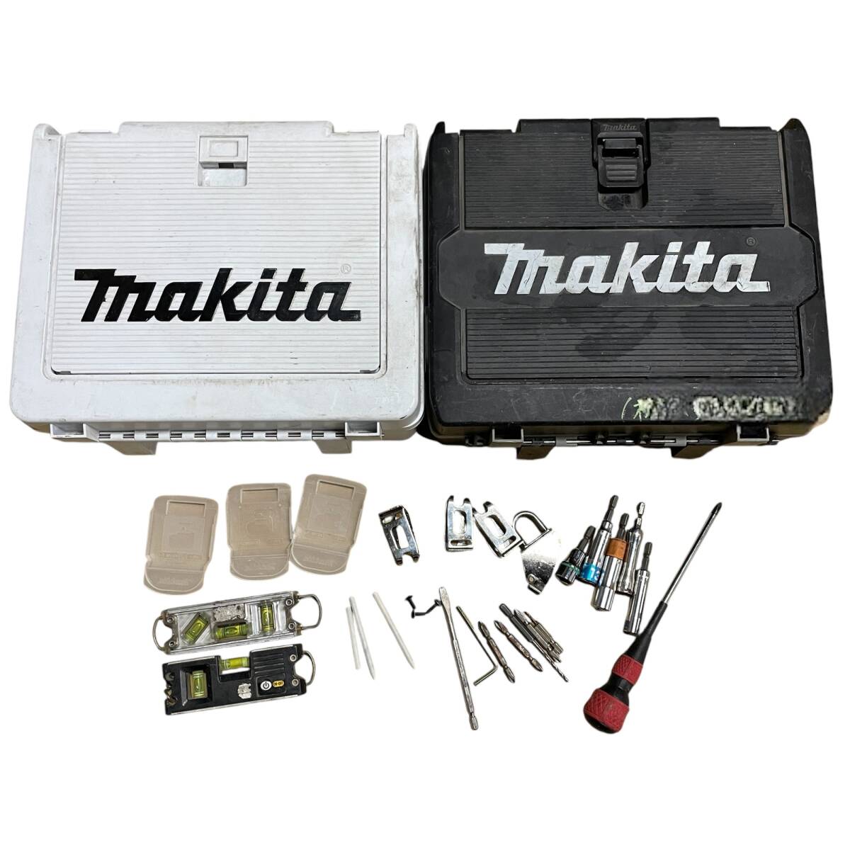 ◆中古品/動作未確認◆ makita マキタ 工具アクセサリーセット 2ケースセット ツールアクセサリー ドライバー V73962NL