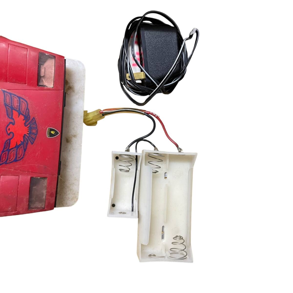 ◆ジャンク品◆COX/SANWA RADIO CONTROL ラジコン ランボルギーニ レッド 赤 LP500S 完成品 スーパーカー 動作未確認 R74155NN_画像9