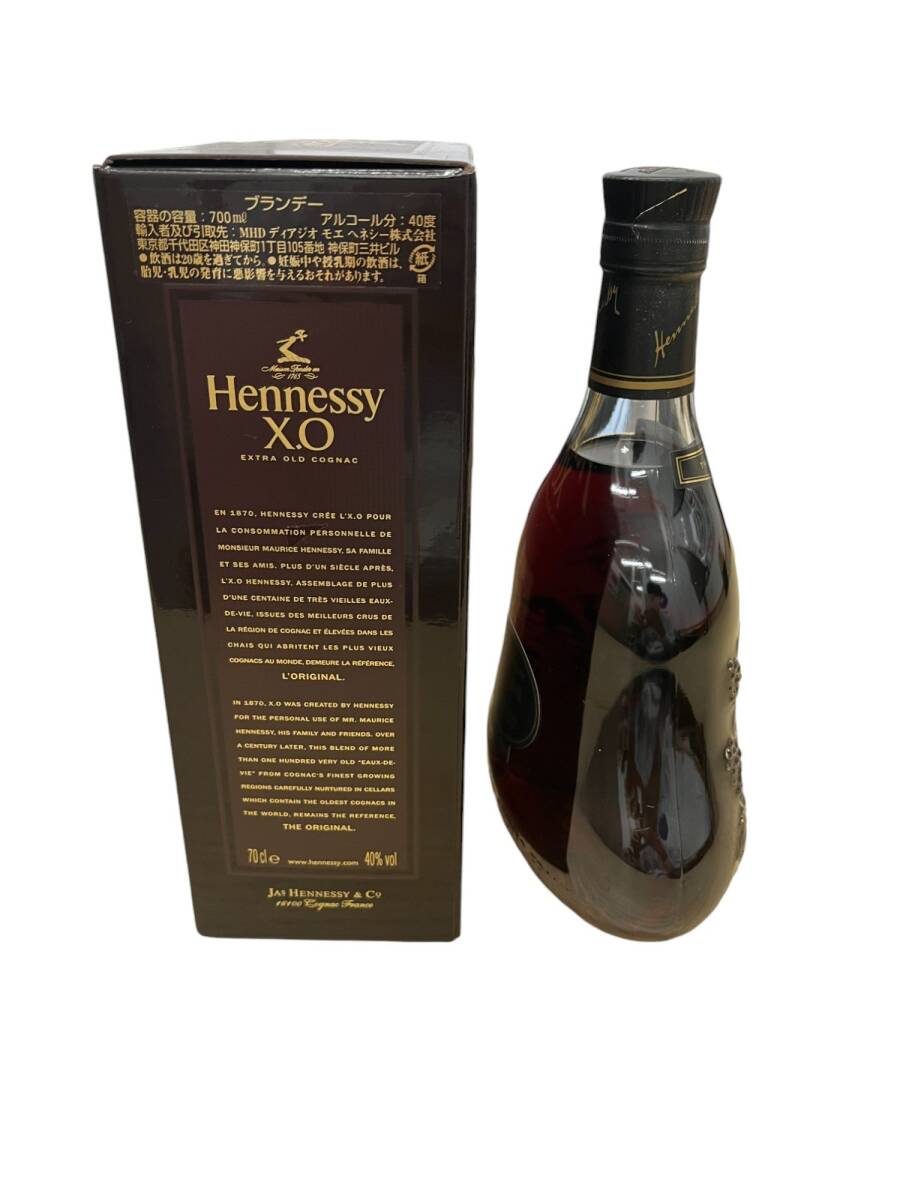 ◆未開栓 Hennessy X.O. コニャック 700ml 40% ヘネシー Hennessy XO 金キャップ コニャック 未開栓 ブランデー