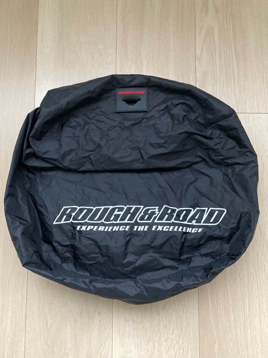 ラフアンドロード（ROUGH&ROAD）ポケッタブルヘルメットカバー　ブラック　RR9908BK