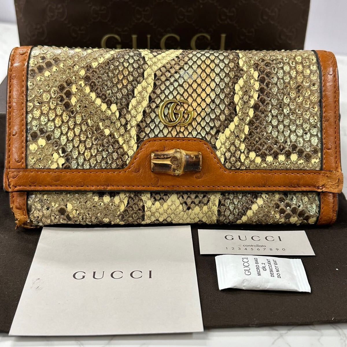 超希少 グッチ GUCCI 財布 長財布 パイソン ダイアナ オフィ 超希少 グッチ GUCCI 財布 長財布 パイソン ダイアナ オフィ