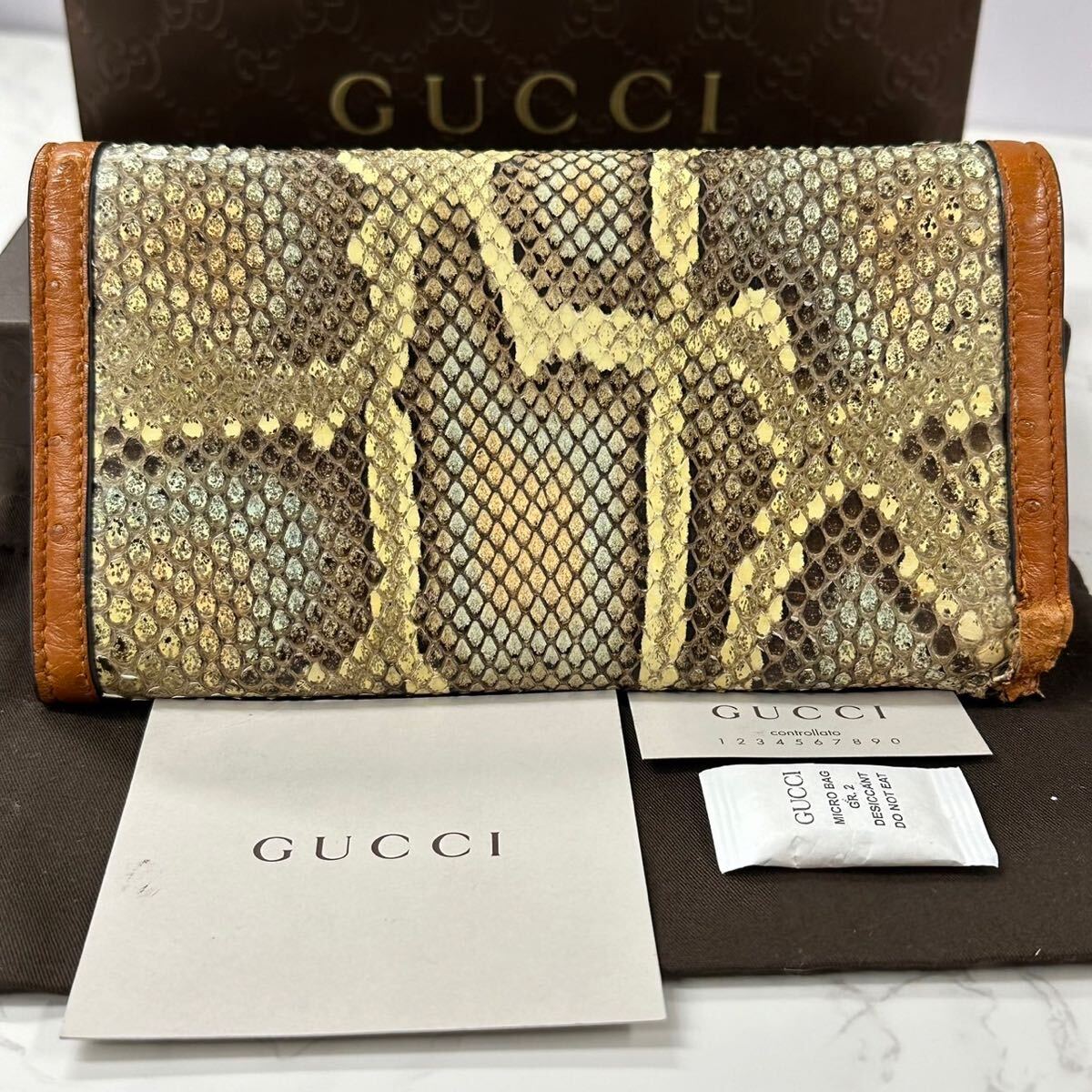 超希少 グッチ GUCCI 財布 長財布 パイソン ダイアナ オフィ 超希少 グッチ GUCCI 財布 長財布 パイソン ダイアナ オフィ
