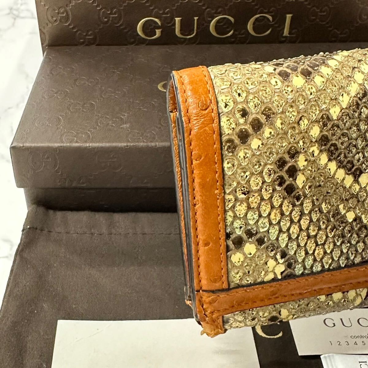 超希少 グッチ GUCCI 財布 長財布 パイソン ダイアナ オフィ 超希少 グッチ GUCCI 財布 長財布 パイソン ダイアナ オフィ