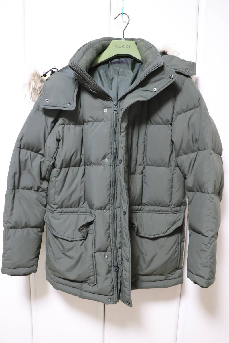 【ユニクロ・古着】ダウンジャケット　緑色【UNIQLO】