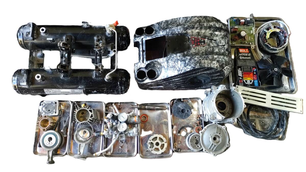 モーター軸受けベアリング交換済 マックスAK-HL1270E2高圧/低圧 モーター軸受けベアリング交換済 マックスAK-HL1270E2高圧/低圧