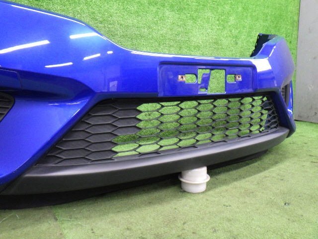 ★ H26年 フィット GK3 純正 フロントバンパー 71101-T5A-000ZJ 青 B593M GK4 GK5 GK6 GP5 ※個人宅不可(福山通運支店止め)[ZNo:06023790]