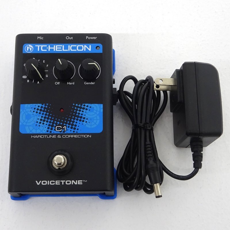 ★ジャンク★TC HELICON VOICETONE C1 (ティーシーヘリコン/ボイス用/エフェクター)★【MU472】