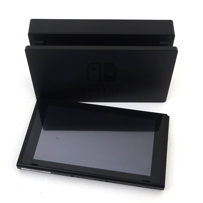★中古★Nintendo Switch 本体+ドック+グリップ+ストラップ+ケーブル類のみ HAC-001 旧型 初期型(ニンテンドースイッチ/任天堂)★【GM649】