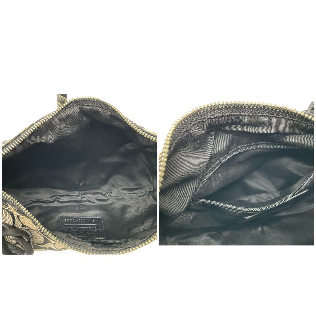 美品 COACH コーチ ワンショルダーバッグ ホーボー キャンバス 美品 COACH コーチ ワンショルダーバッグ ホーボー キャンバス