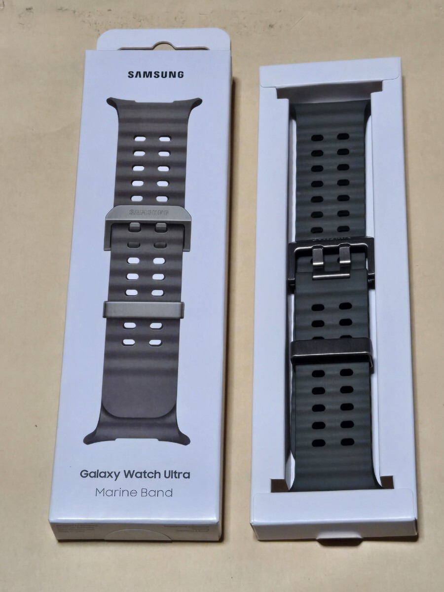 GALAXY WATCH ULTRA 純正 マリンバンド グリーン サムスンギャラクシーウオッチウルトラ Galaxy ほぼ新品 SAMSUNG 交換ベルト