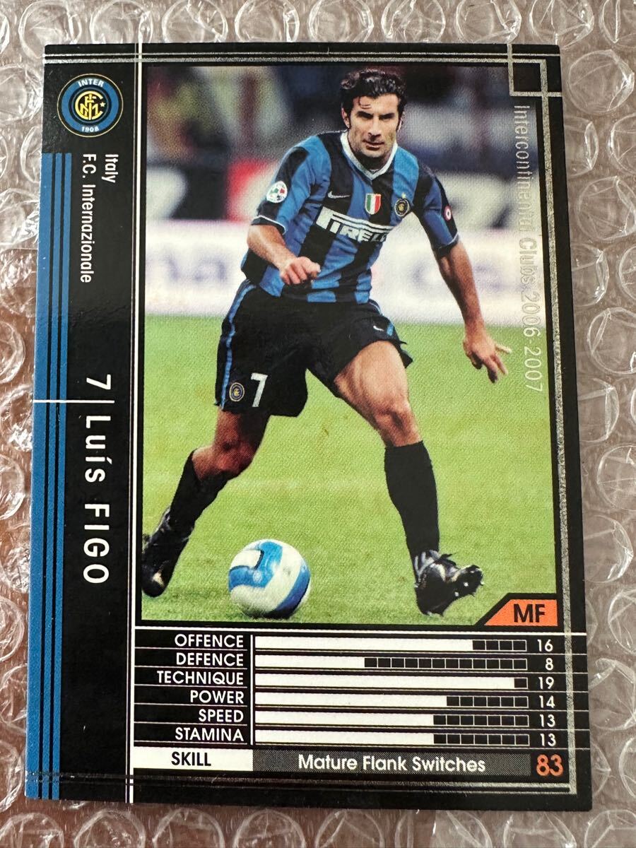 ◆WCCF 06-07 ルイス?フィーゴ Luis Figo インテル所屬 Inter Milano Portugal 313/384◆