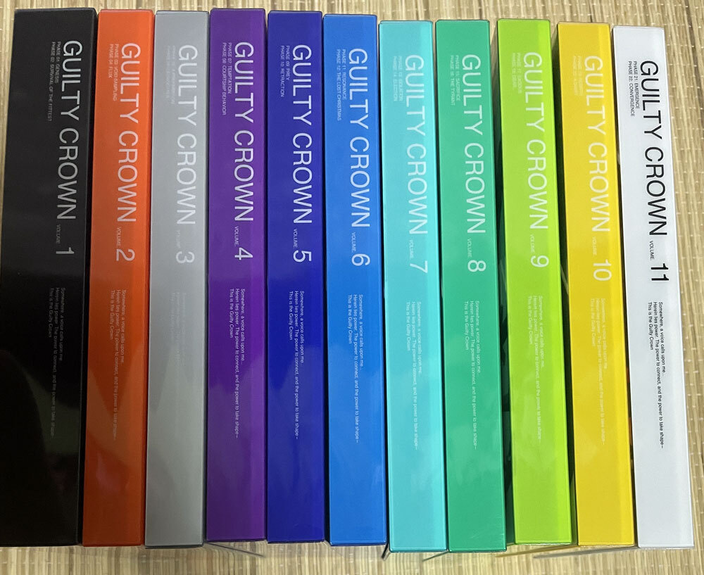 Blu-ray　ギルティクラウン　完全生産限定版　全11巻セット