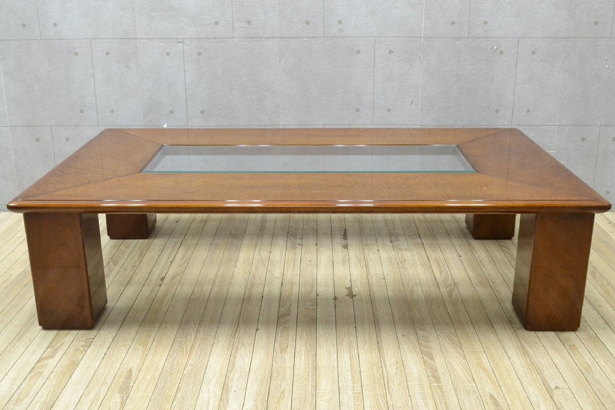 C1595■MORISHIGE　モリシゲ■グラハム　センターテーブル■リビングテーブル■高さ（約）355mm×幅（約)1130ｍｍ×奥行（約）830ｍｍ