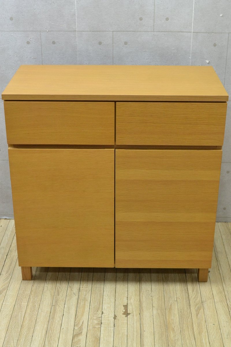 C1590■■良品計画■キッチンカウンター■キッチンキャビネット■高さ（約）830mm×幅（約)800ｍｍ×奥行（約）400ｍｍ
