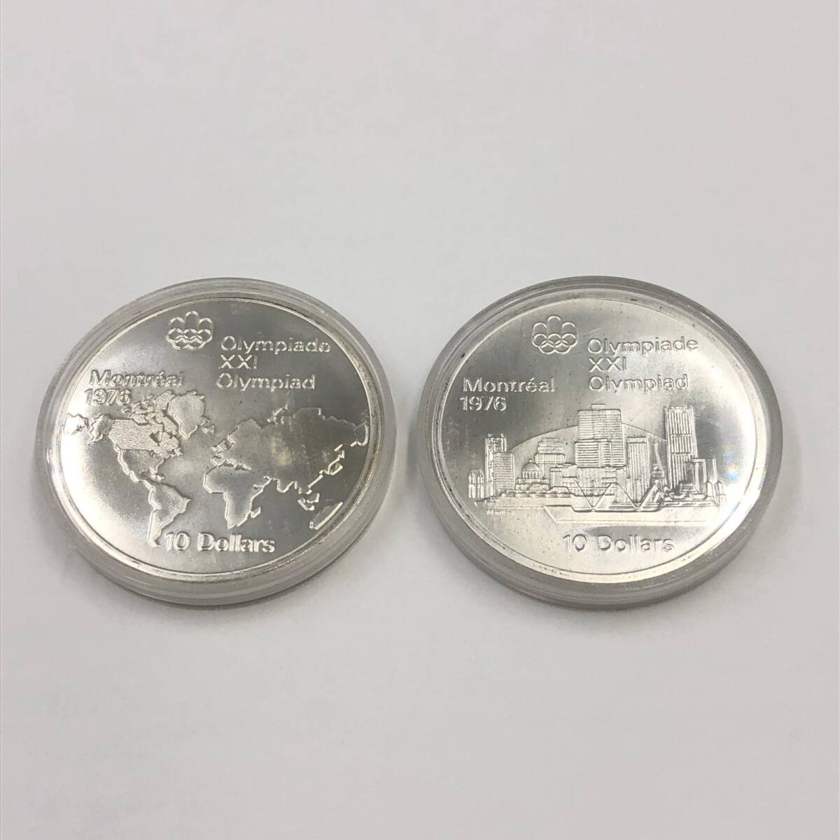 J266☆ 第21回 オリンピック モントリオール大会 記念銀貨 貨幣