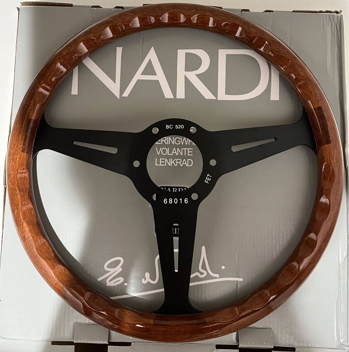 NARDI ナルディ ステアリング クラシック ウッド ブラック