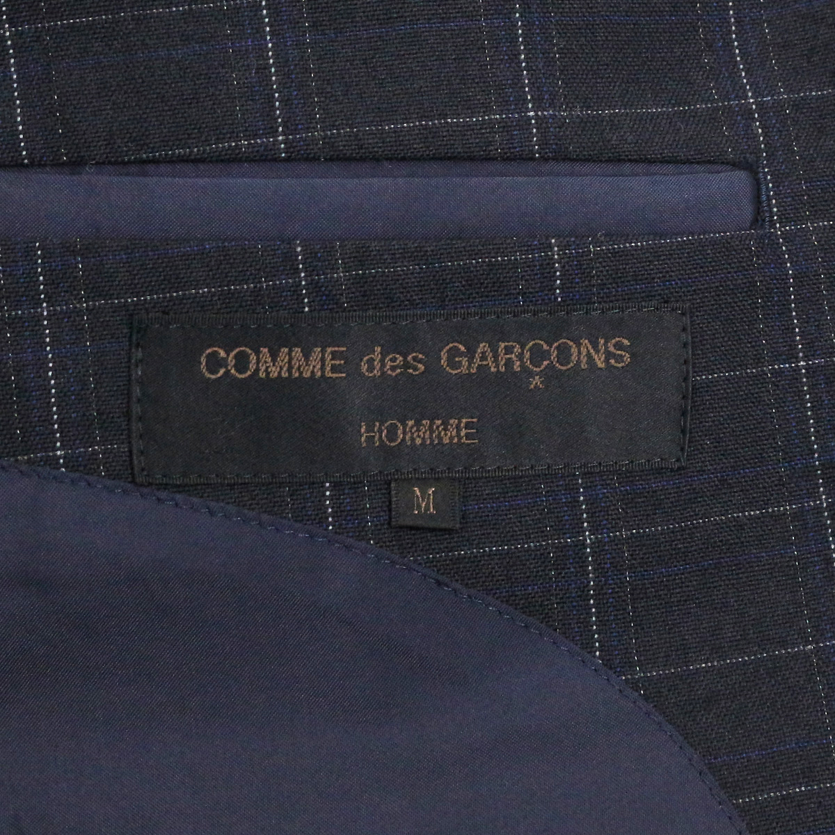 COMME des GARCONS HOMME 1988AW グラフチェック2Bテーラードジャケット M AD1988 HJ-05019M コムデギャルソンオム アーカイブ