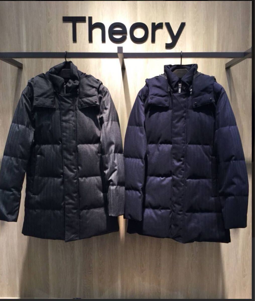 定価8万 極美品 theory セオリー メンズ フードダウンコート 定価8万 極美品 theory セオリー メンズ フードダウンコート