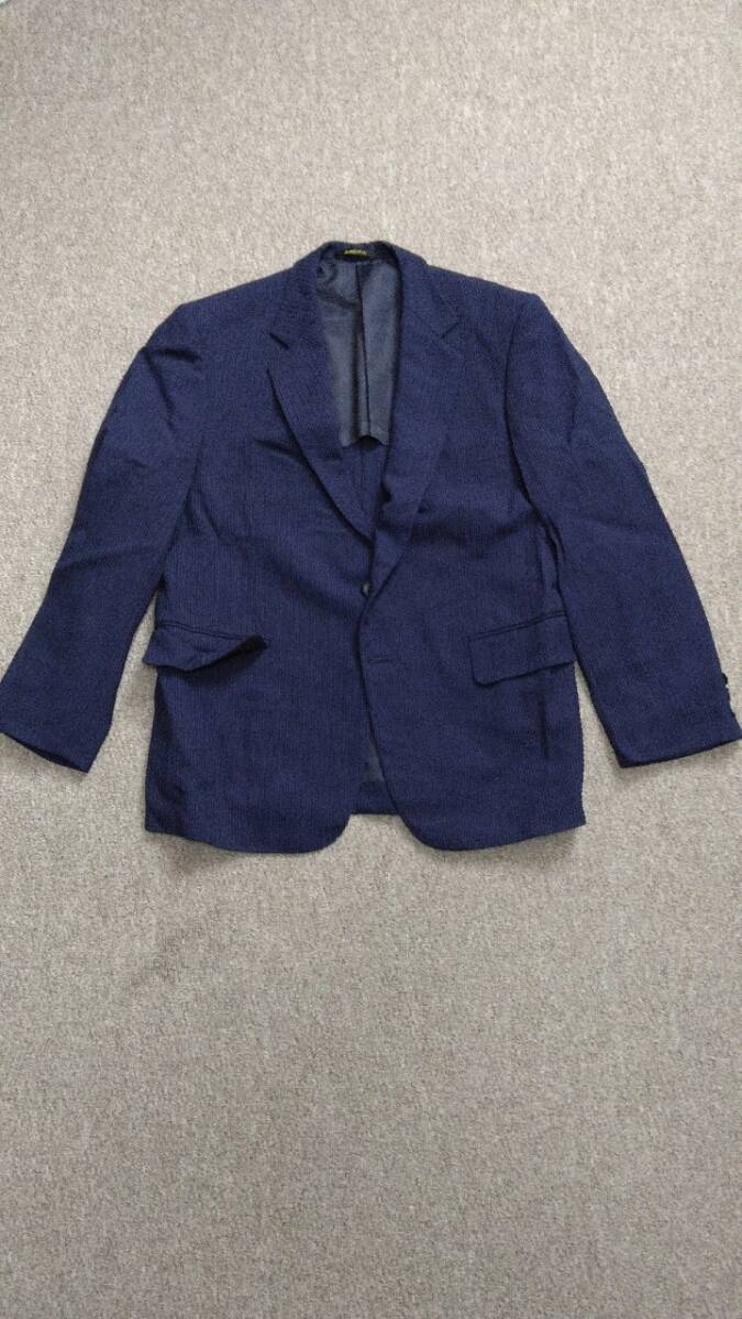 古着、上着L、紺縦