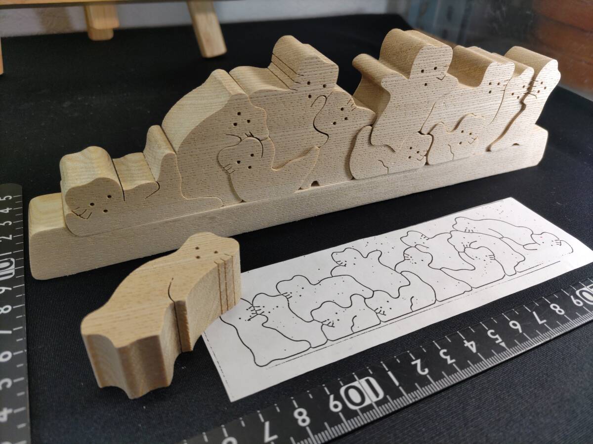 送料無料 まとめて 木製パズル アニマルパズル 動物パズル 木製