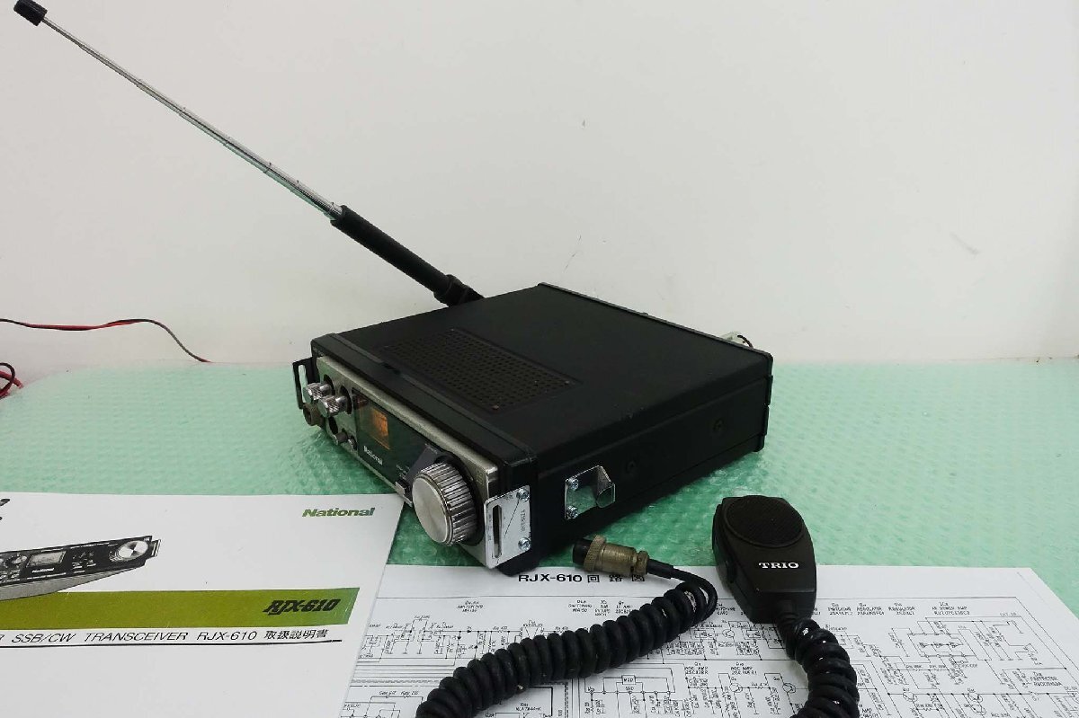 RJX-610【Natinal】50MHz(SSB，CW)ポータブルトランシーバーMax5W 動作確認済み