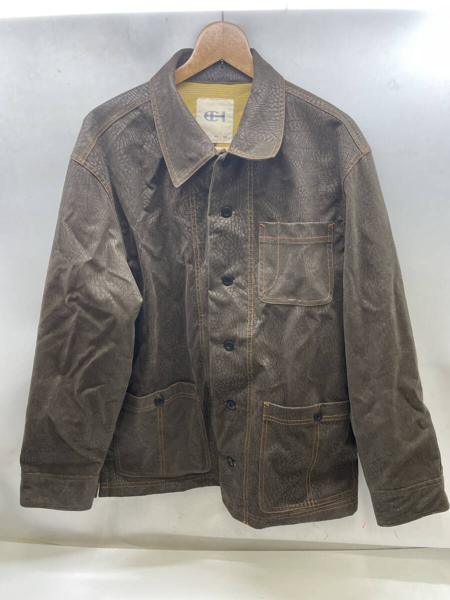 ▲ CROSS HAVEN ジャケット ブラウン メンズ Lサイズ ファッション 冬服 USED 古着 ▲ G10260