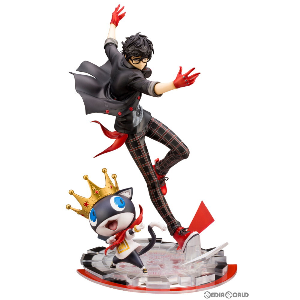 【中古】[FIG] (再販) ARTFX J 主人公&モルガナ ペルソナ5 ダンシング・スターナイト 1/8 完成品 フィギュア(PV192) コトブキヤ(61169240)
