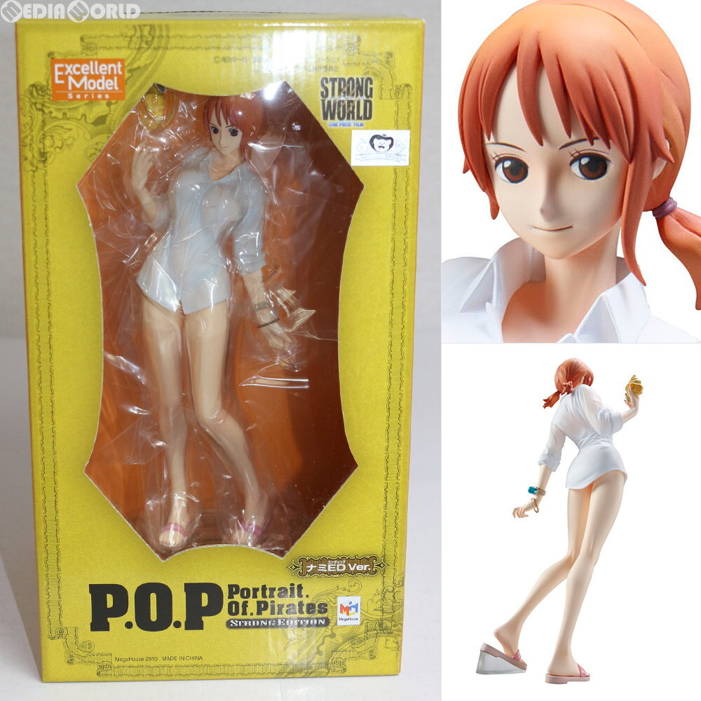 【中古】[FIG] Portrait.Of.Pirates P.O.P STRONG EDITION ナミ エンディングVer. ONE PIECE(ワンピース) 1/8 完成品 フィギュア メガハウ