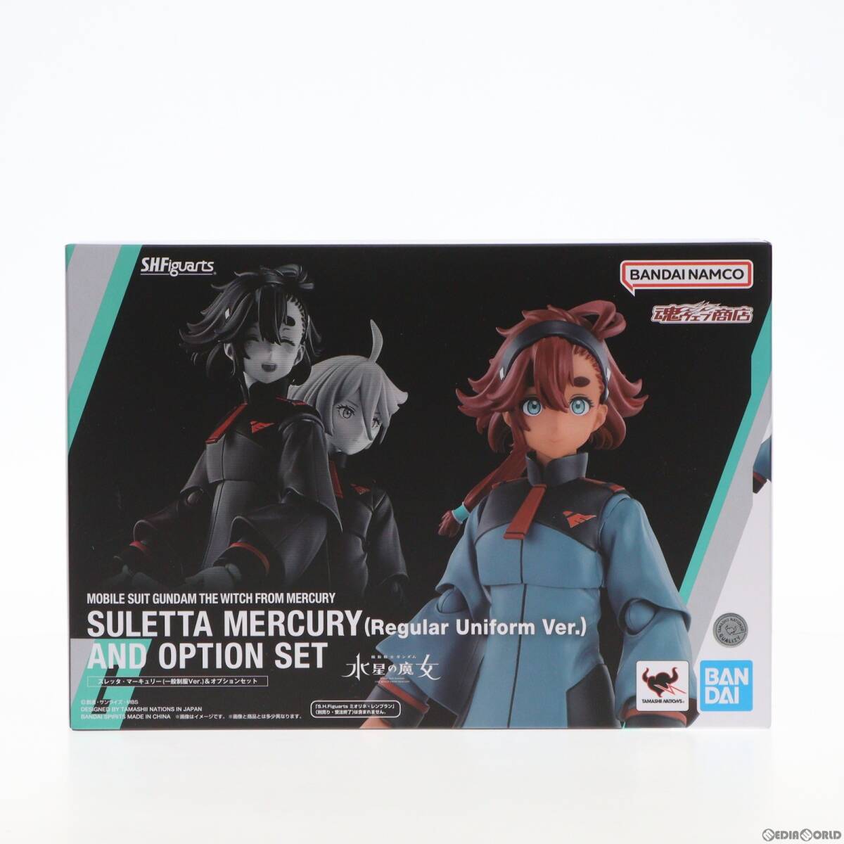 【中古】[FIG] 魂ウェブ商店限定 S.H.Figuarts(フィギュアーツ) スレッタ・マーキュリー(一般制服Ver.)&オプションセット 機動戦士ガンダム