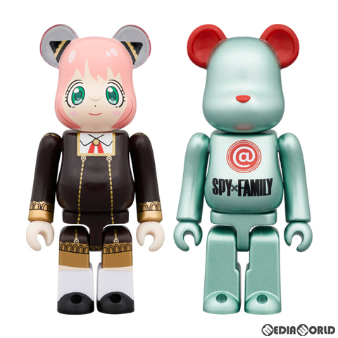 【中古】[FIG] BE@RBRICK(ベアブリック) SPY×FAMILY(スパイファミリー) 100% 2PCS SET 完成品 可動フィギュア メディコム・トイ(61168558)