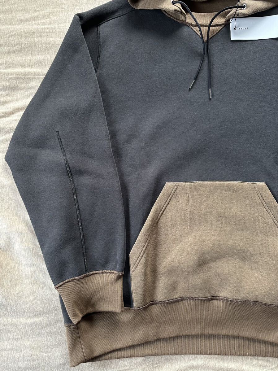 4新品 sacai メンズ 切り替え スポンジ スウェット シャツ 4新品 sacai メンズ 切り替え スポンジ スウェット シャツ