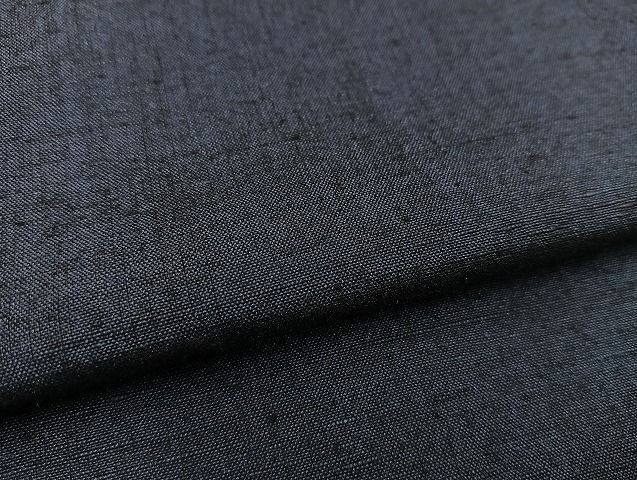 平和屋野田店■男性　紬　色無地　濃藍色　逸品　BAAJ4565gt