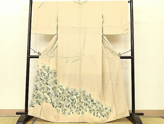 平和屋着物■豪華色留袖　作家物　刺繍　菊文　金彩　逸品　BAAJ1787pk
