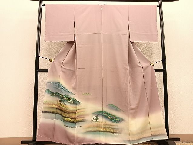 平和屋着物■豪華色留袖　作家物　手描き　奥嵯峨　暈し染め　逸品　未使用　BAAJ4469gt