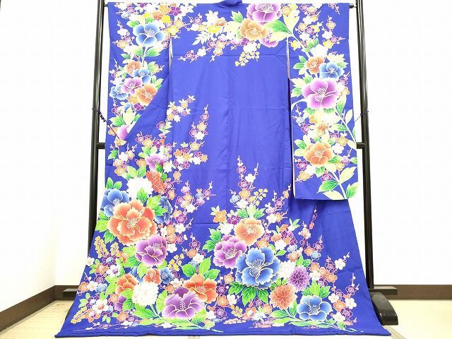 平和屋2■お引きずり・お引き摺り・引き振袖　和装　結婚式　舞妓　芸妓　芸者　衣装　駒刺繍　草花文　逸品　DAAH1818du