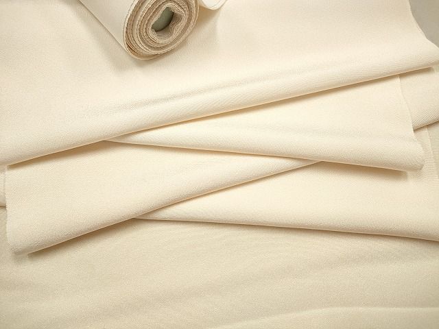 平和屋2■白生地　反物　着尺　生成り色　逸品　未使用　DAAI0392zzz