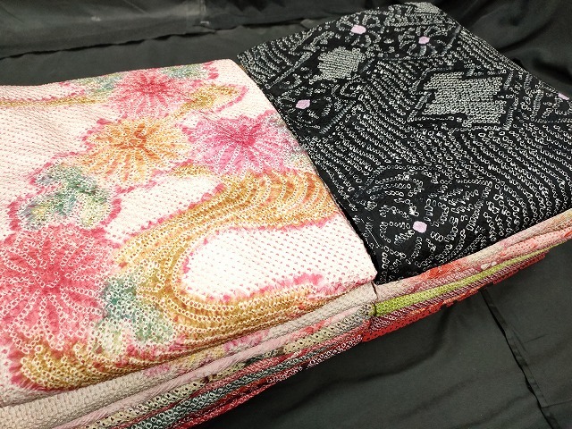 平和屋■総絞り羽織 まとめて 20点 花柄 吉祥柄 着用可能多数 未使用品あり 全て正絹 se2324