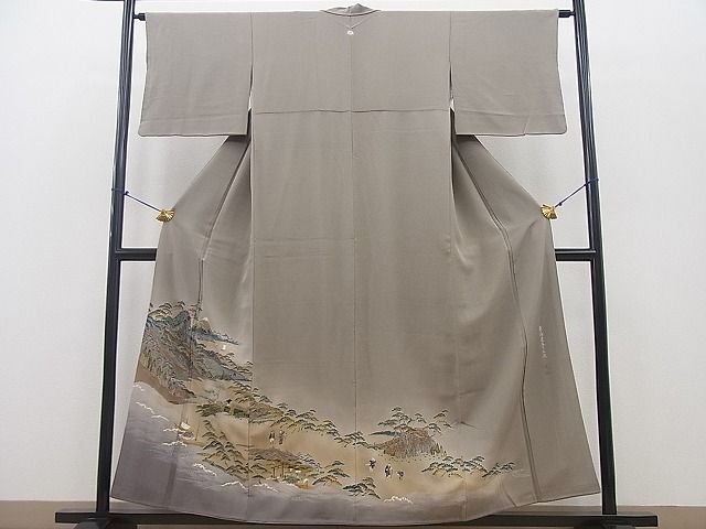 平和屋着物■豪華色留袖　作家物　東海道五拾三次　暈し染め　金彩　逸品　BAAJ1965ow
