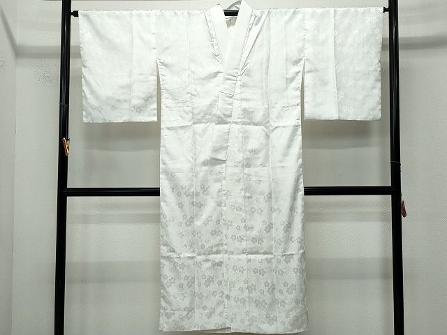 平和屋着物■長襦袢　無双仕立て　舞花地紋　洗える着物　CAAI0567yk
