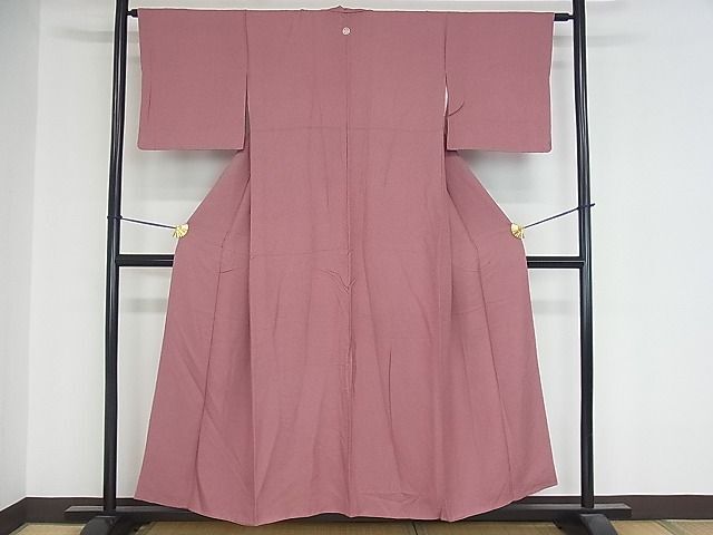  flat peace shop kimono # fine quality undecorated fabric . design red-blossomed plum tree color excellent article sf1272