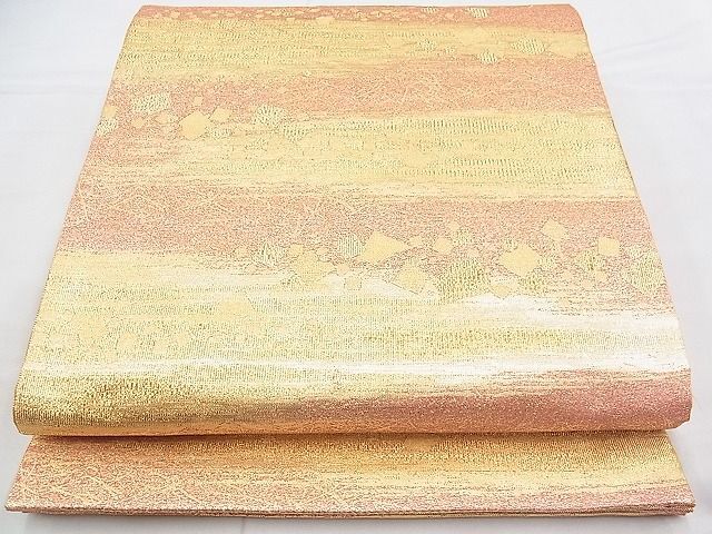 平和屋着物◎佐賀錦 六通柄袋帯 箔散らし文様 金糸 逸品 平和屋着物◎佐賀錦 六通柄袋帯 箔散らし文様 金糸 逸品