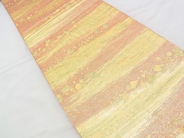 平和屋着物◎佐賀錦 六通柄袋帯 箔散らし文様 金糸 逸品 平和屋着物◎佐賀錦 六通柄袋帯 箔散らし文様 金糸 逸品
