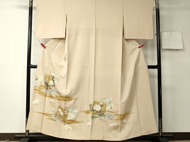 平和屋着物■豪華色留袖　刺繍　色紙重ね花文　金彩　そごう扱い　逸品　CAAI9500ch